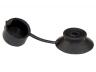 ROSACE AVEC CAPUCHON EPDM Ø4,5MM NOIR 50 PCS