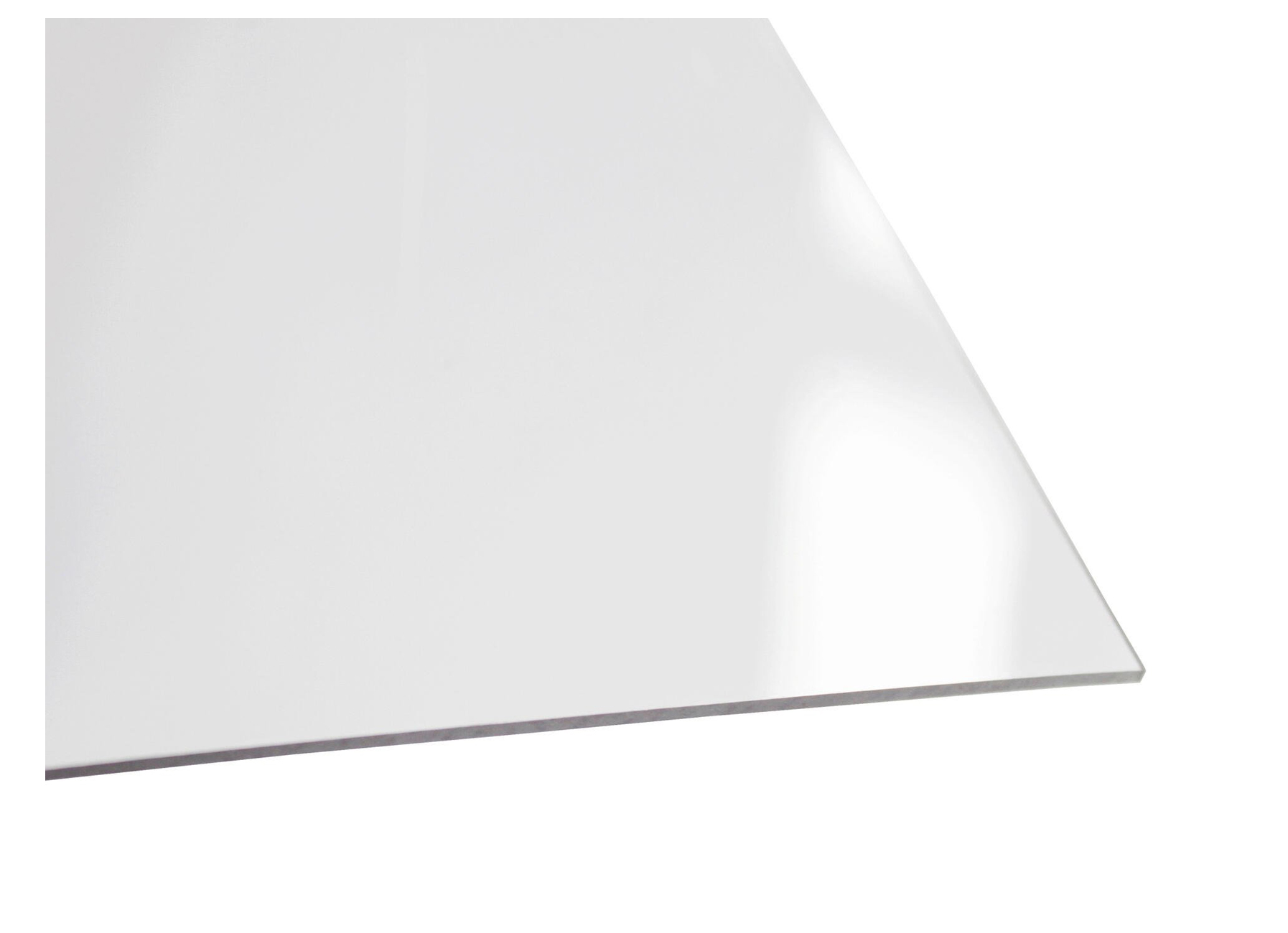 PLAQUE PVC LISSE BLANC OPALIN 1X2M 2.5MM