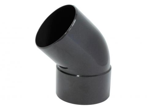 COUDE PLUVIALE Ø80MM 45° ANTHRACITE METALLIC M/F