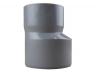 REDUCTION SANITAIRE EXCENTREE PVC GRIS M/F 80/100MM