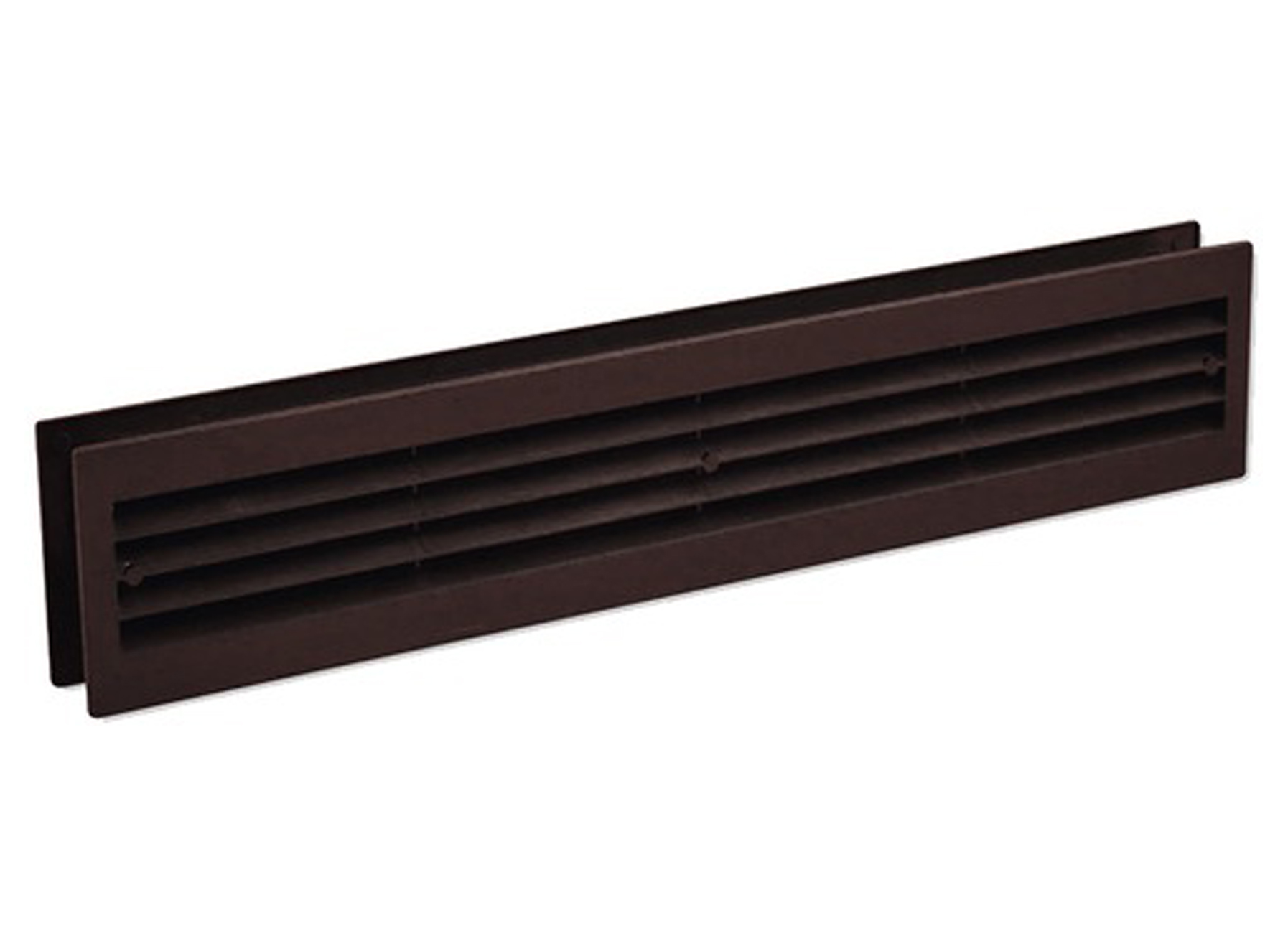 SCALAIR LUCHTROOSTER VOOR DEUR INBOUW 9X46CM BRUIN