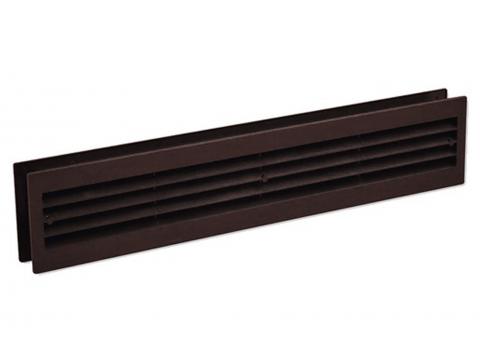 SCALAIR GRILLE POUR PORTE ENCASTREE 9X46CM BRUN