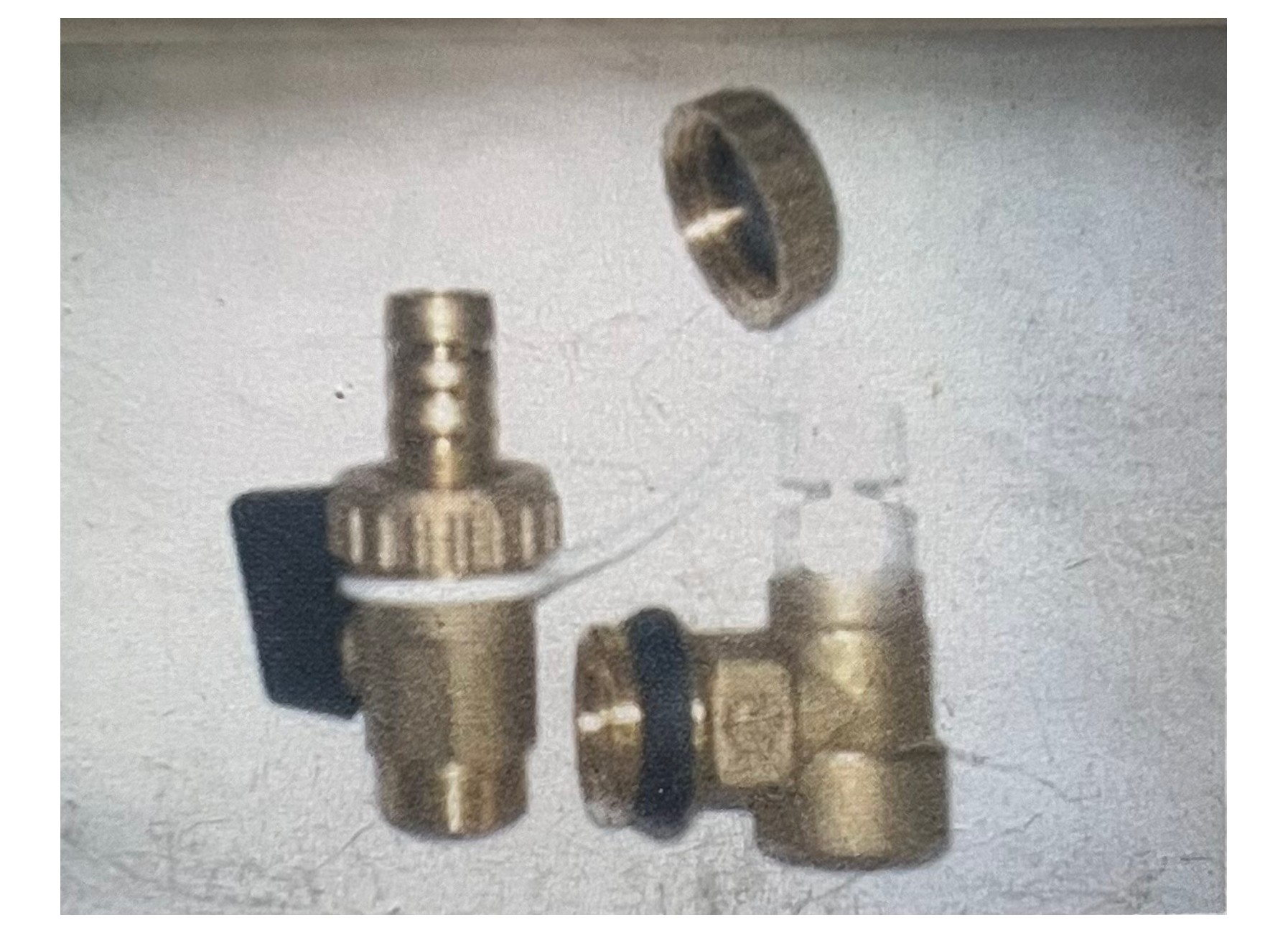 LEVICA EINDSTUK MET AFTAP EN ONTLUCHTER 3/4''''-1/2''''-3/8''''