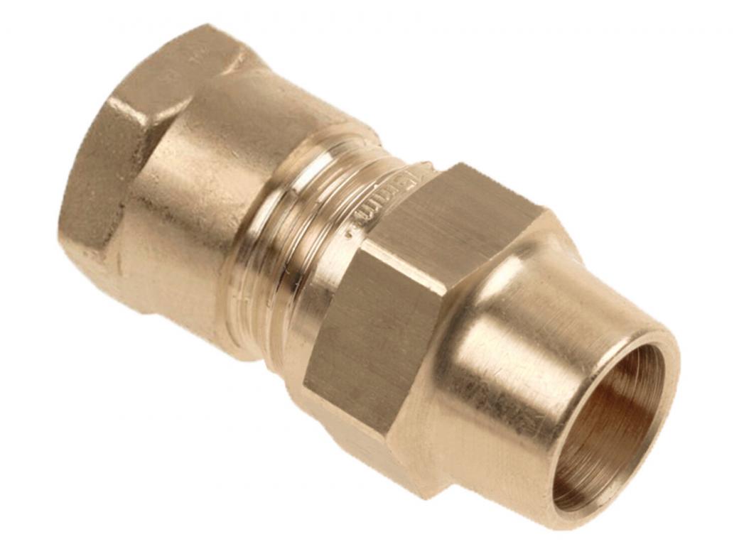 LEVICA RACCORD DROIT GAZ CUIVRE 1/2''F X 15MM