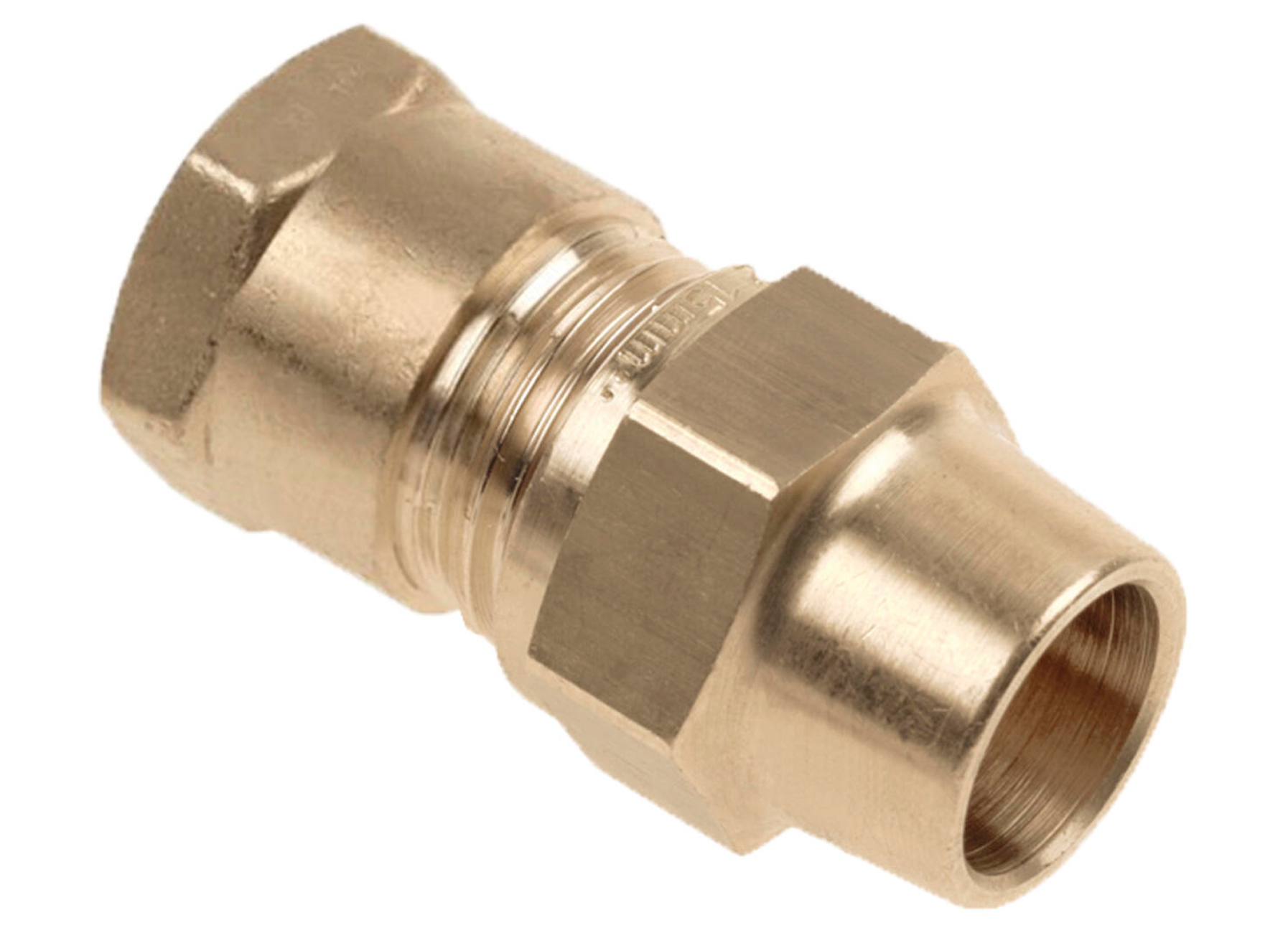 LEVICA RACCORD DROIT GAZ CUIVRE BICONE/FILETAGE INTERIEUR