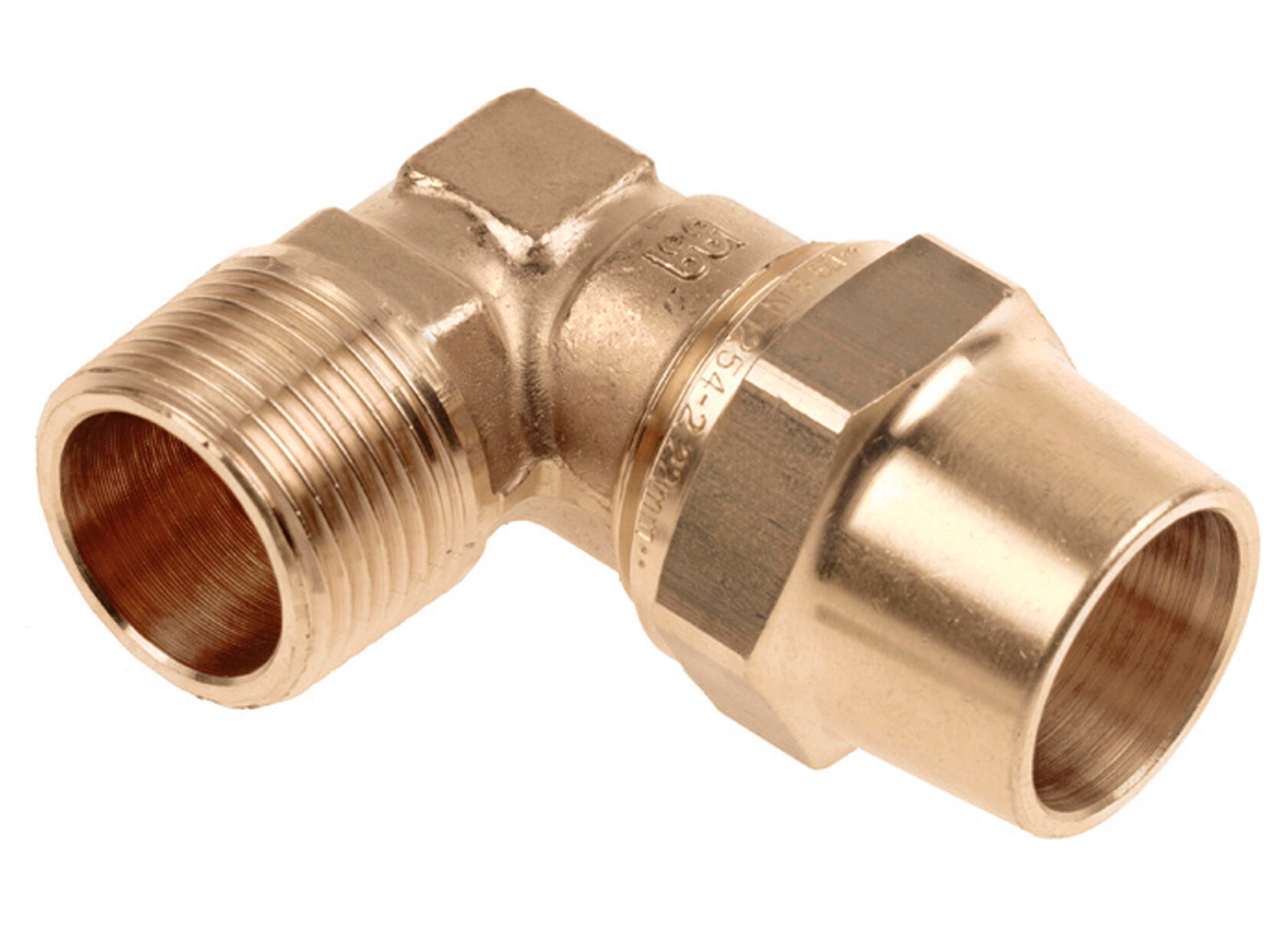 LEVICA HAAKSE KOPPELING GAS KOPER 3/4''M X 22MM
