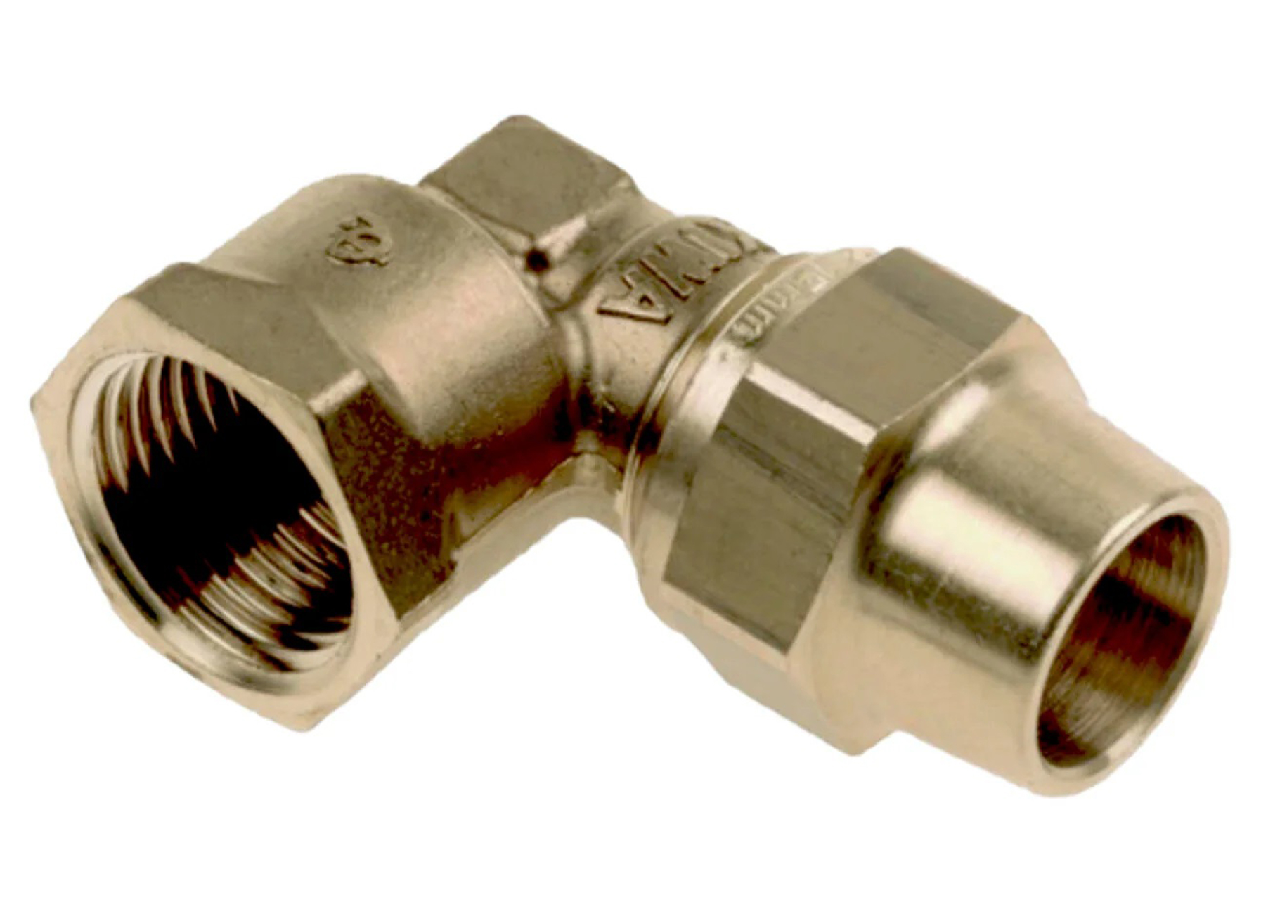 LEVICA HAAKSE KOPPELING GAS KOPER 1/2''F X 12MM