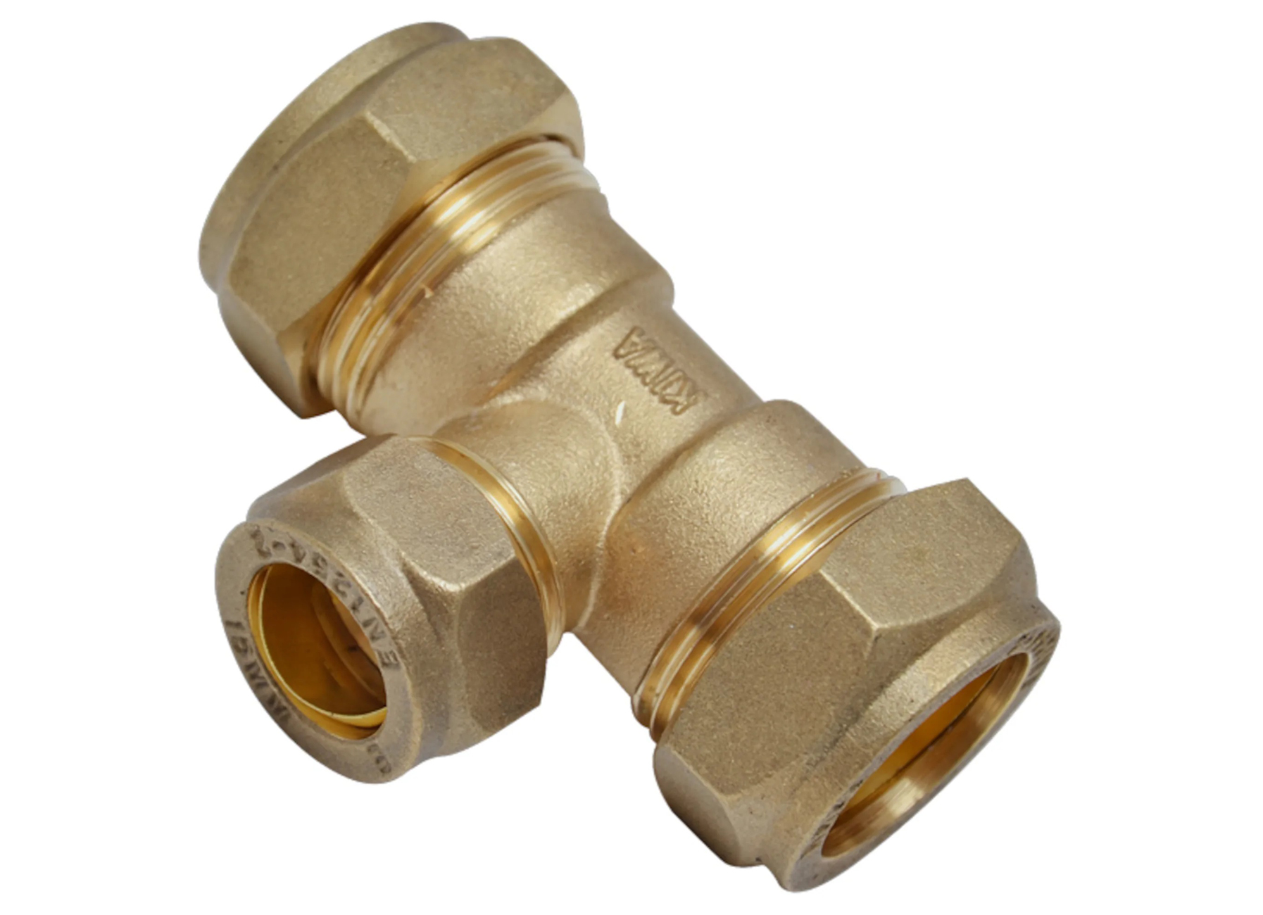 LEVICA T-STUK KOPER GAS 15X15X15MM