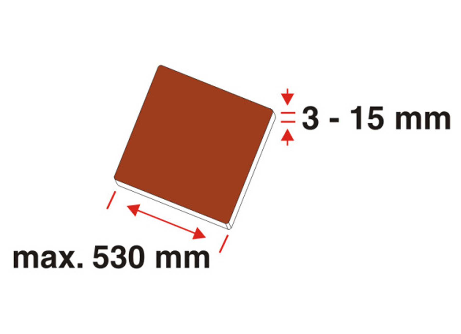 CONNEX COUPE-CARRELAGE 530MM 3-15MM