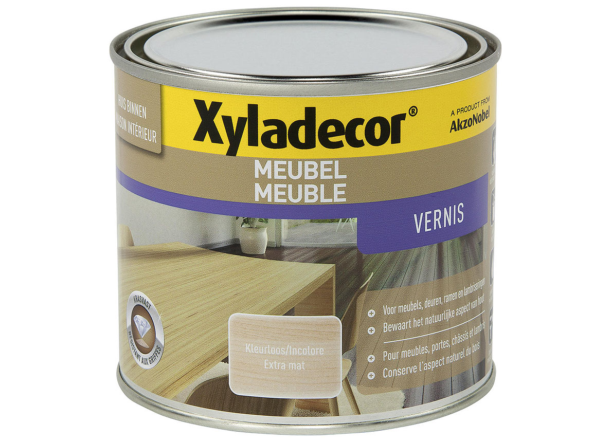 XYLADECOR MEUBEL VERNIS EXTRA MAT KLEURLOOS 0,5L