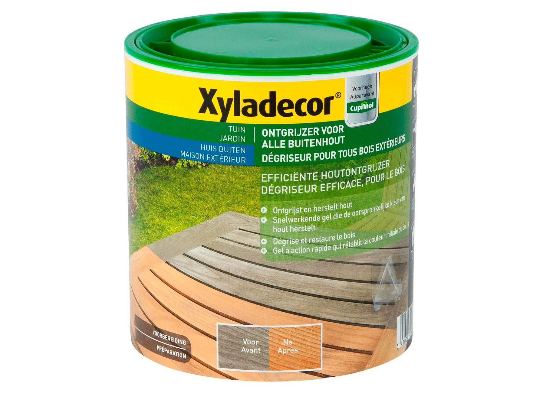 XYLADECOR DEGRISEUR POUR TOUS BOIS EXTERIEURS INCOLORE 1L