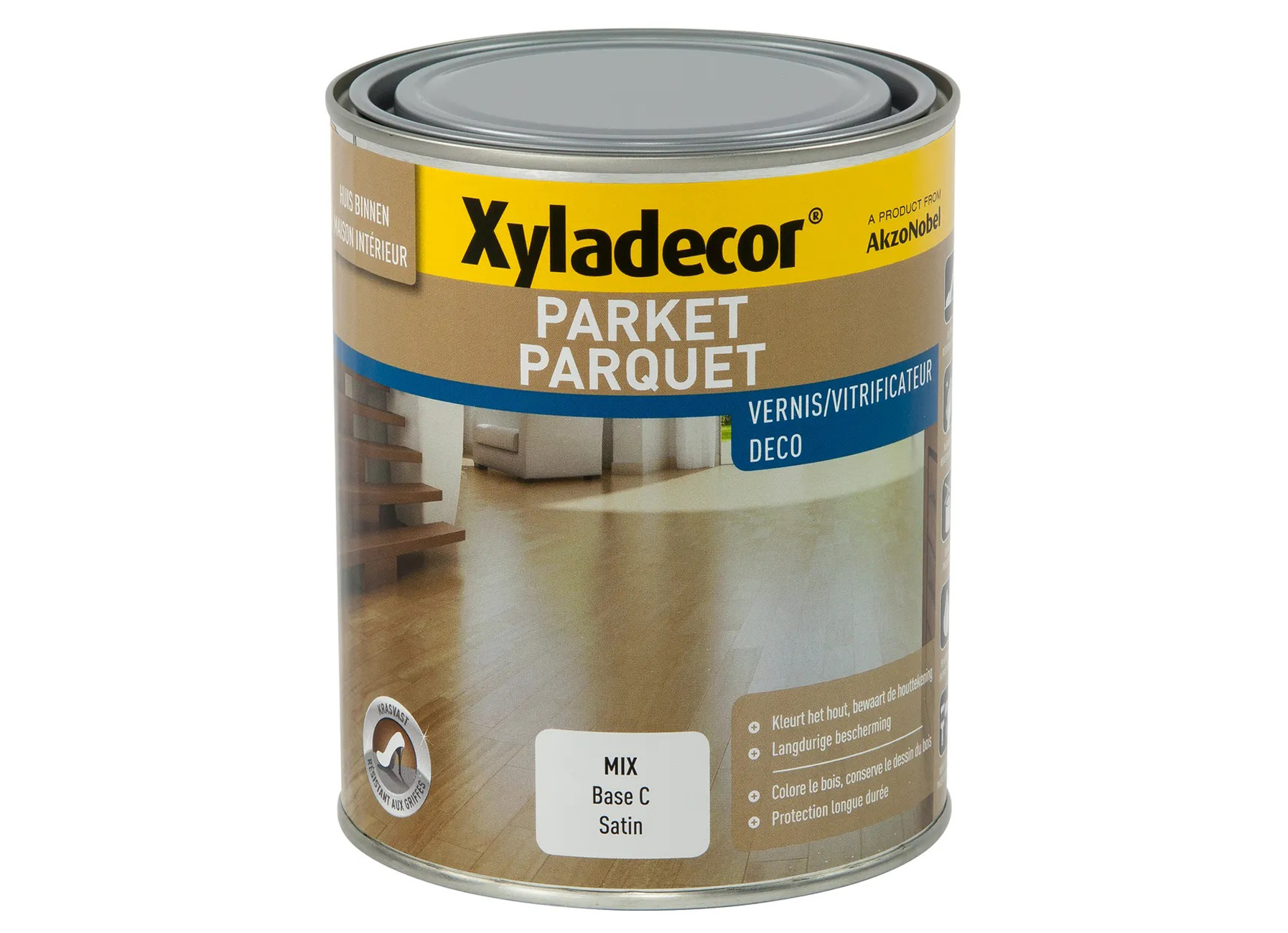 XYLADECOR PARKET VERNIS DECO SATIN BASE C 1L