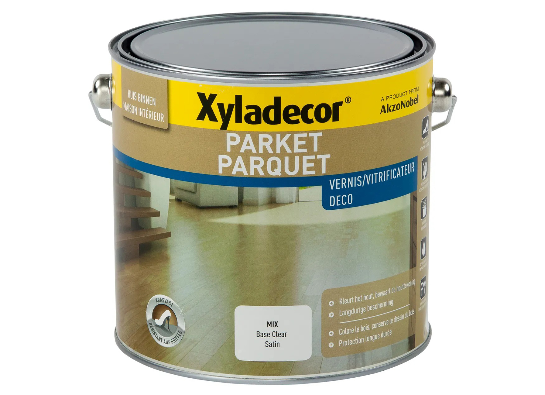 XYLADECOR PARKET VERNIS DECO SATIN BASE C 2,5L