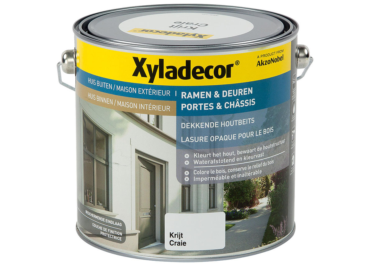 XYLADECOR PORTES & CHASSIS LASURE OPAQUE CRAIE 2,5L
