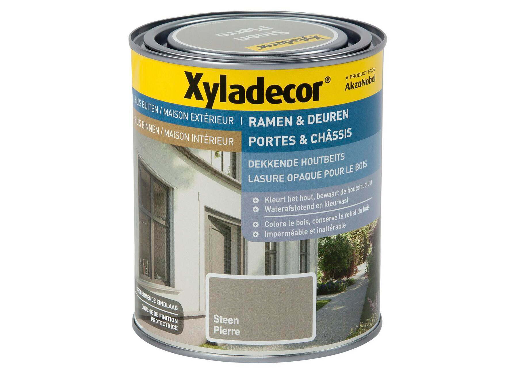 XYLADECOR PORTES & CHASSIS LASURE OPAQUE PIERRE 0,75L