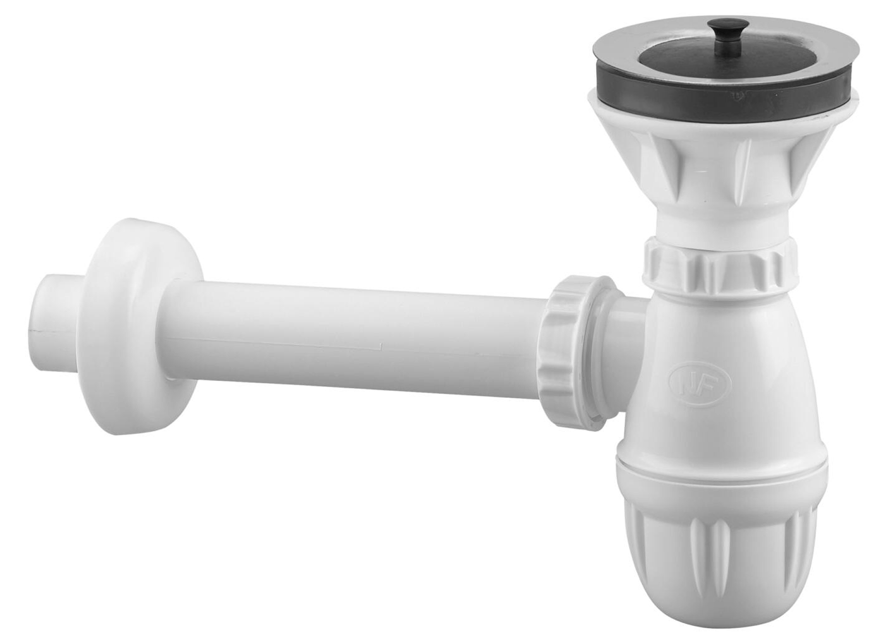 SANINSTAL BEKERSIFON WASTAFEL POLYPROPYLEEN MET AFVOERPLUG 5/4'' - 32MM