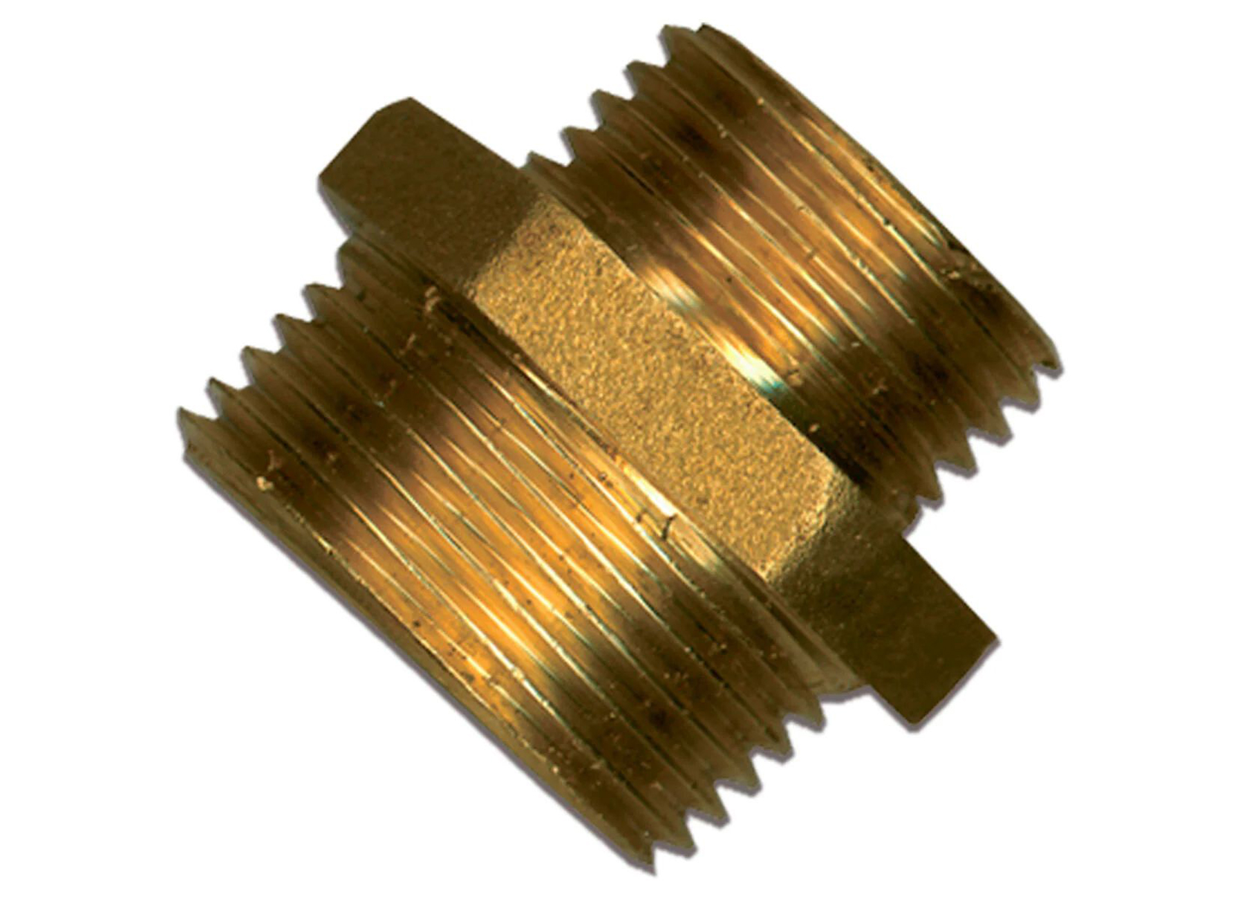 SANINSTAL MAMELON REDUCTION DOUBLE LAITON 3/4'' M X 1/2'' M