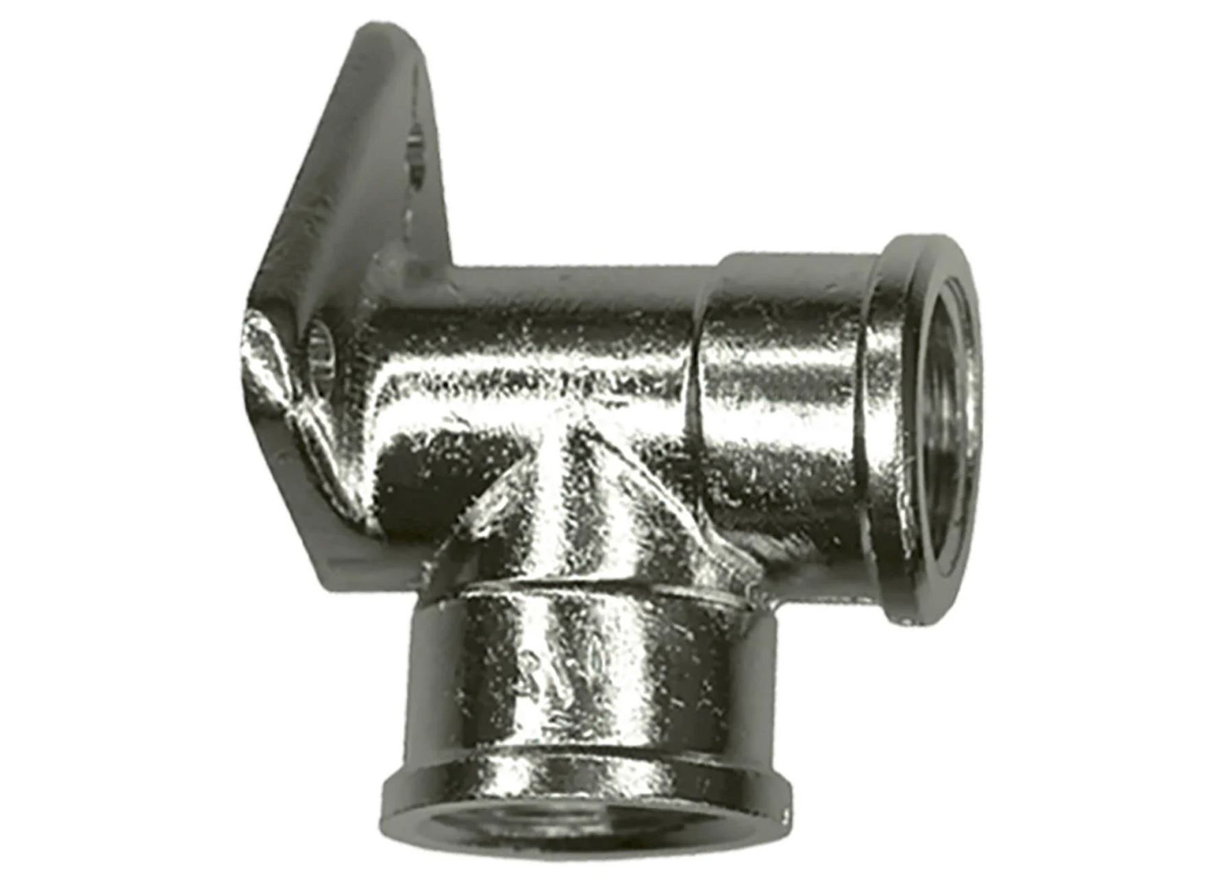 SANINSTAL MUURPLAAT VERCHROOMD MESSING 1/2''F X 1/2''F