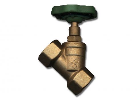 SANINSTAL WATERSTOPKRAAN SCHUIN MESSING 3/4'' FF