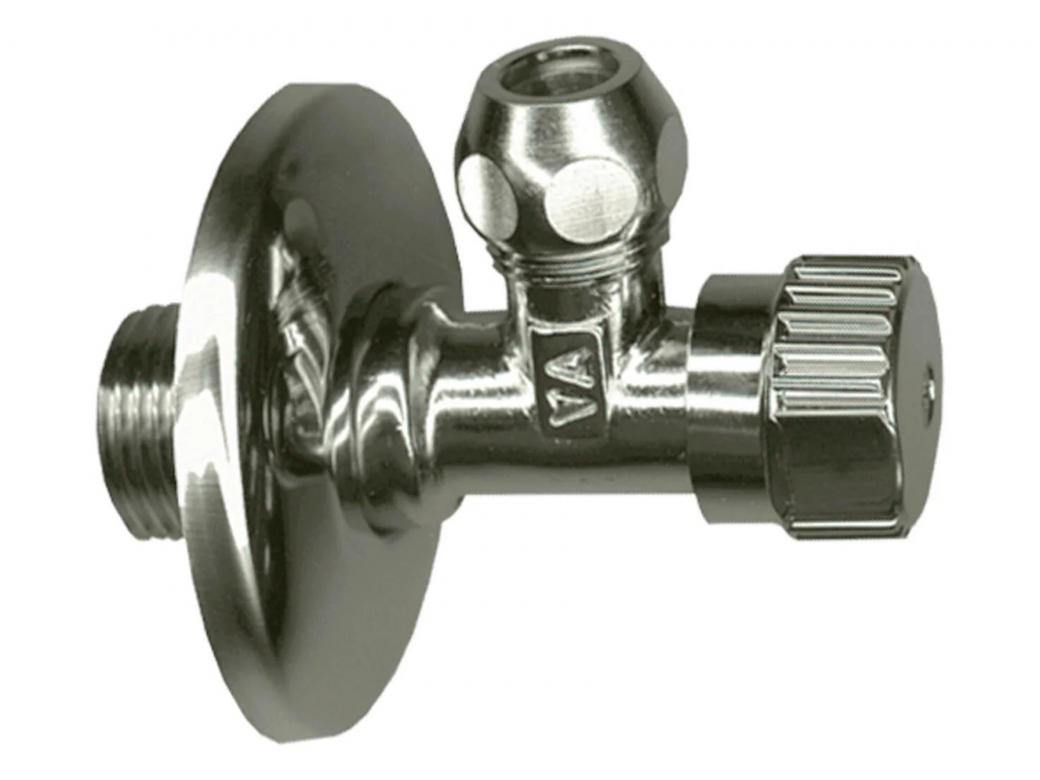 SANINSTAL ROBINET D''ANGLE AVEC ROSACE 1/2''''M X 10MM