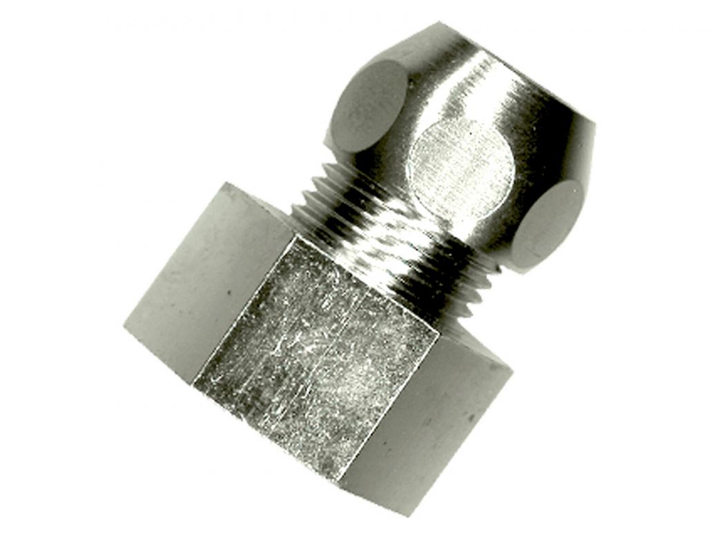 Saninstal Rechte Koppeling F 3/8'''' 10mm Chroom