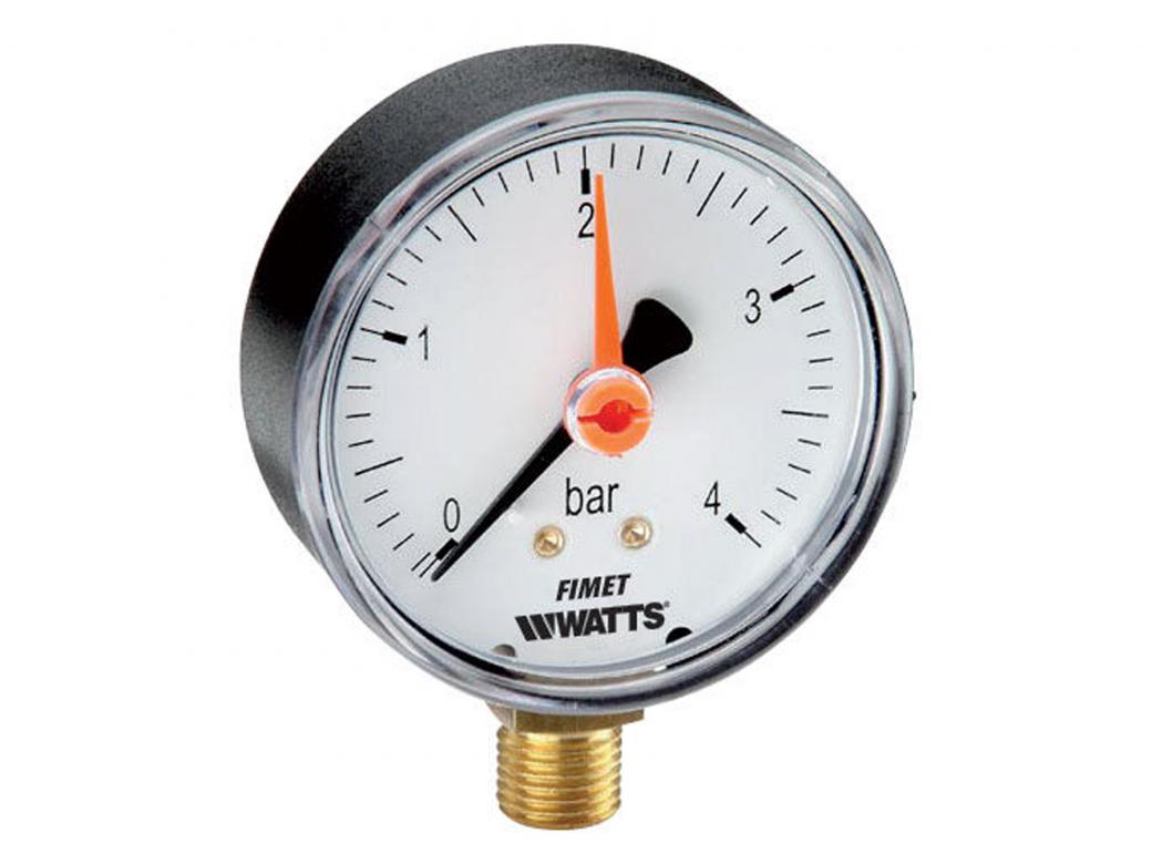 Saninstal Manometer Radiaal 52mm - 1/4'''' M
