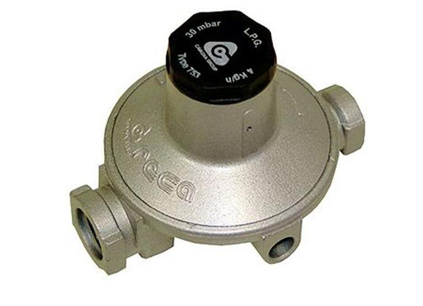 Saninstal regelbare ontspanner 30-50 mbar 1/4''F x 3/8''F