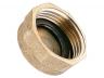 Eindstop voor collector messing 3/4'' binnendraad