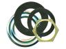Set moer + tegenmoer + dichting 3/4'' voor wastafelkraan, 1 set