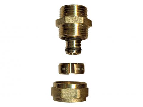 SANINSTAL VERLOOPMOF KNELKOPPELING MEERLAGENBUIS 20X2 - 3/4''M