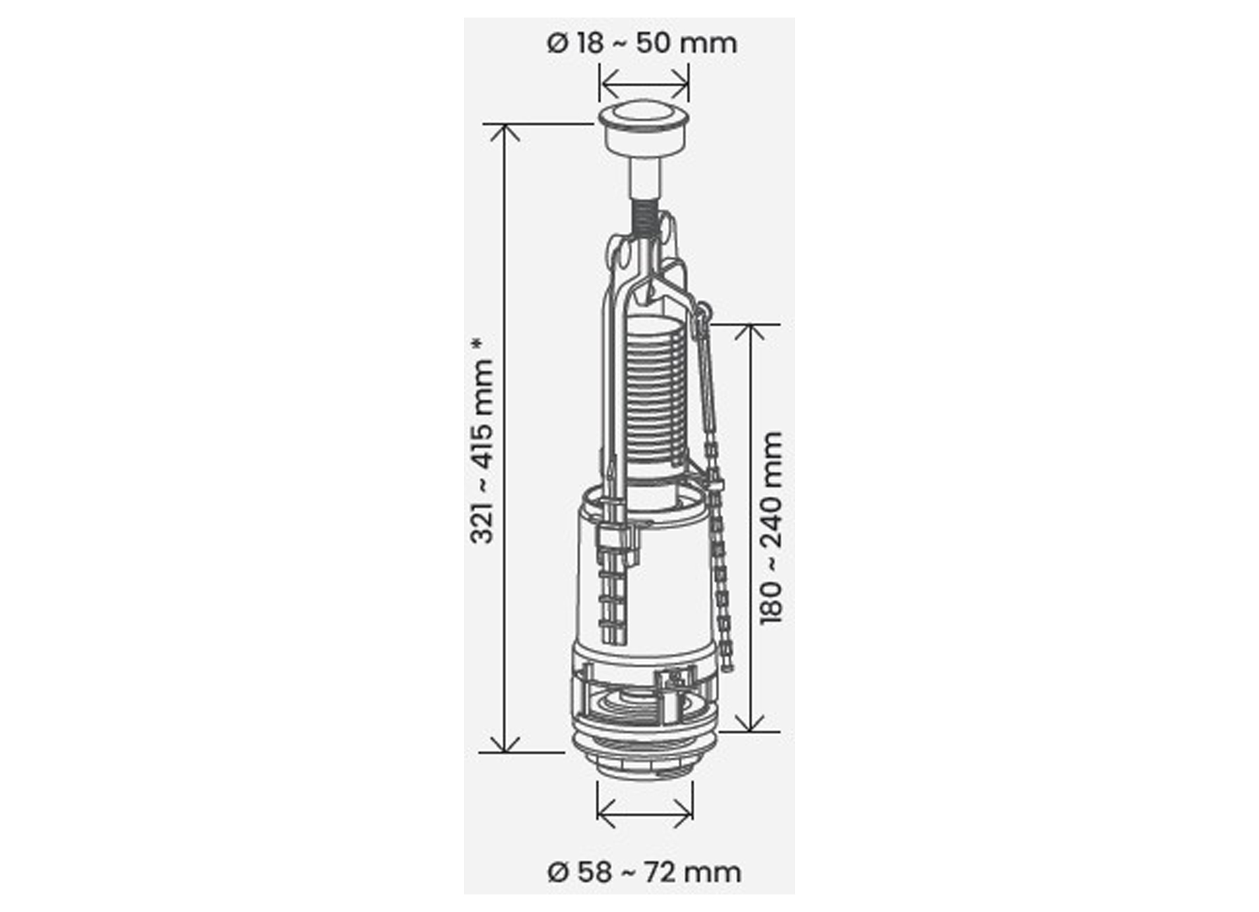SIAMP UNIVERSEEL BINNENWERK ZONDER VLOTTER SWITCH 22