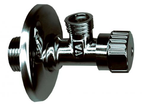 SANINSTAL Robinet d'équerre 1/2'' M avec rosace