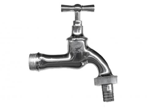 SANINSTAL robinet double service 1/2''M x 3/4''