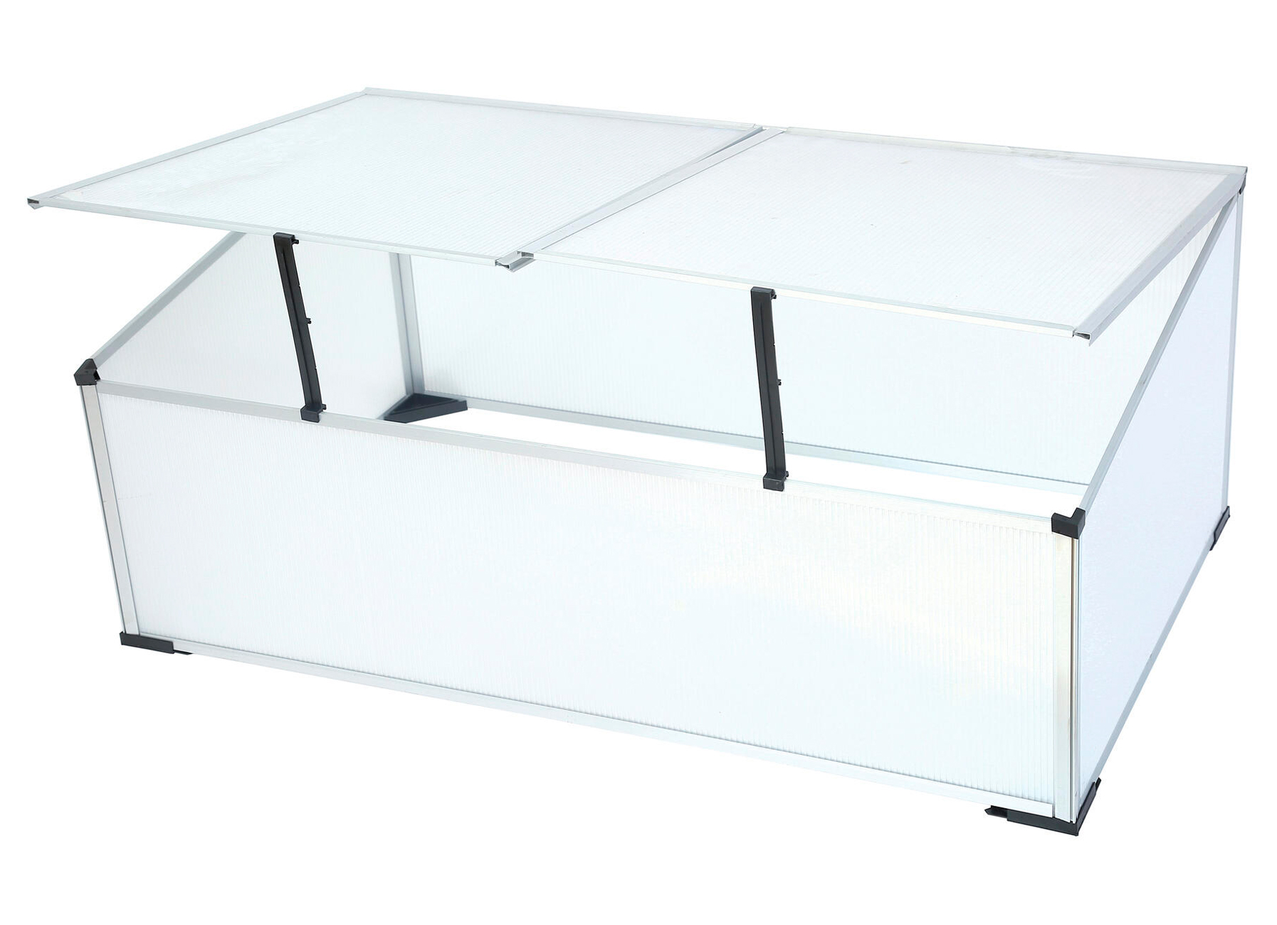 MINISERRE ALU/POLYCARBONAAT 100X60X40/30 CM