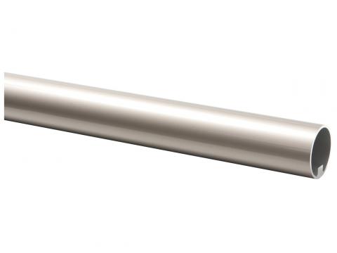 CANDO RAMPE D'ESCALIER RONDE Ø45MM ASPECT INOX BROSSE L=270CM