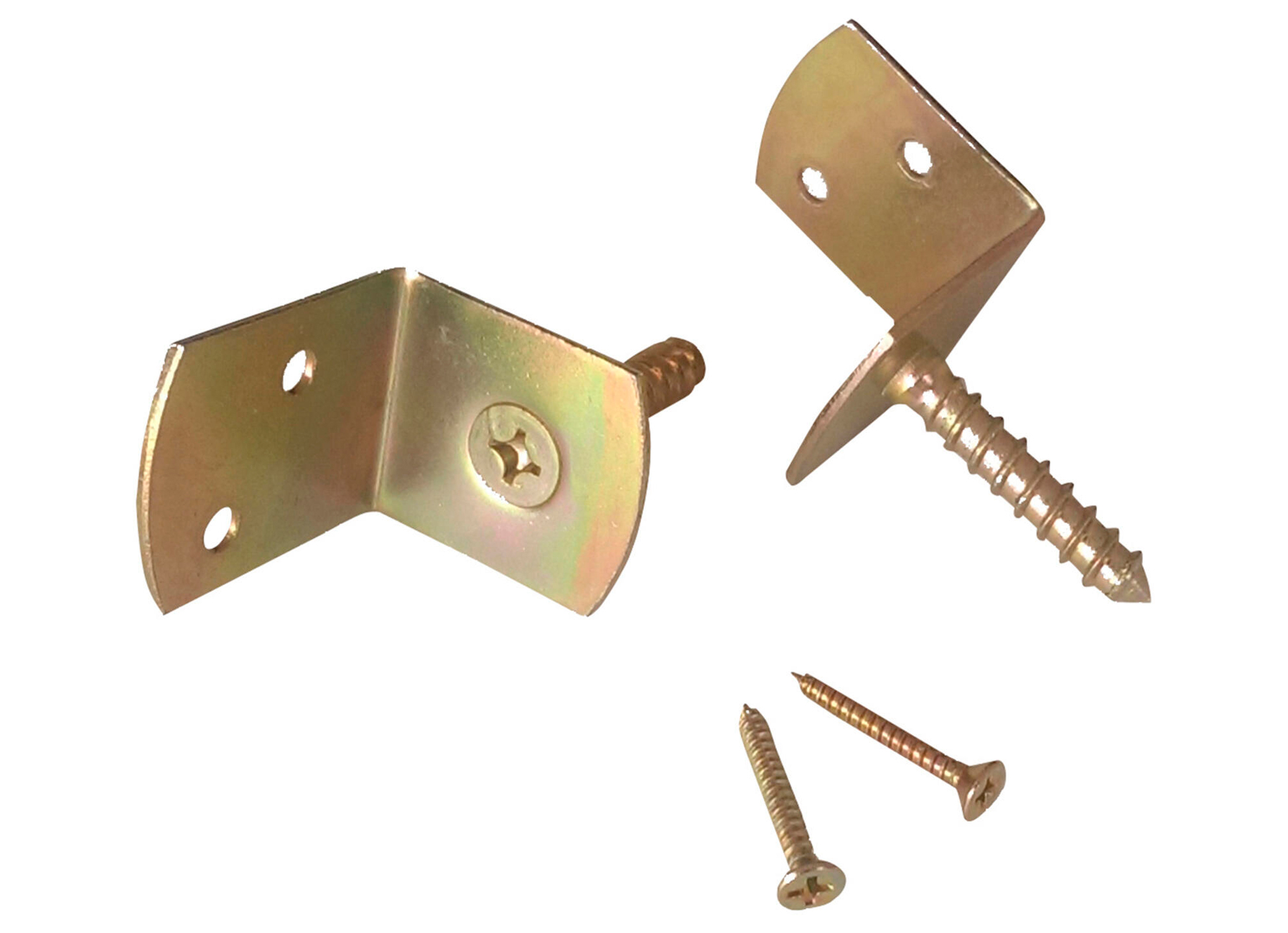 FIXATION PANNEAU EN L BICHROMATE 4 PIECES