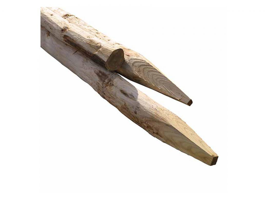 POTEAUX EN CHATAIGNIER ECORCES - ORIGINE FRANCE