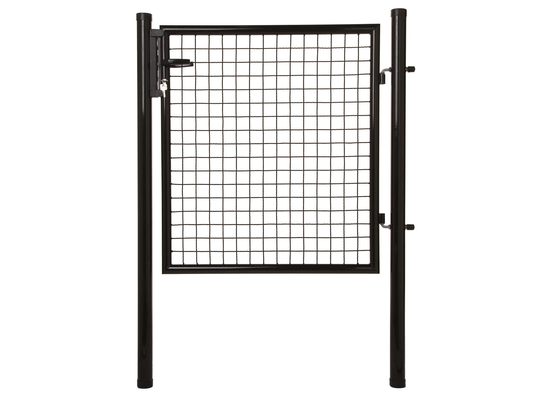 TUINPOORT 100X100CM RAL 9005 ZWART