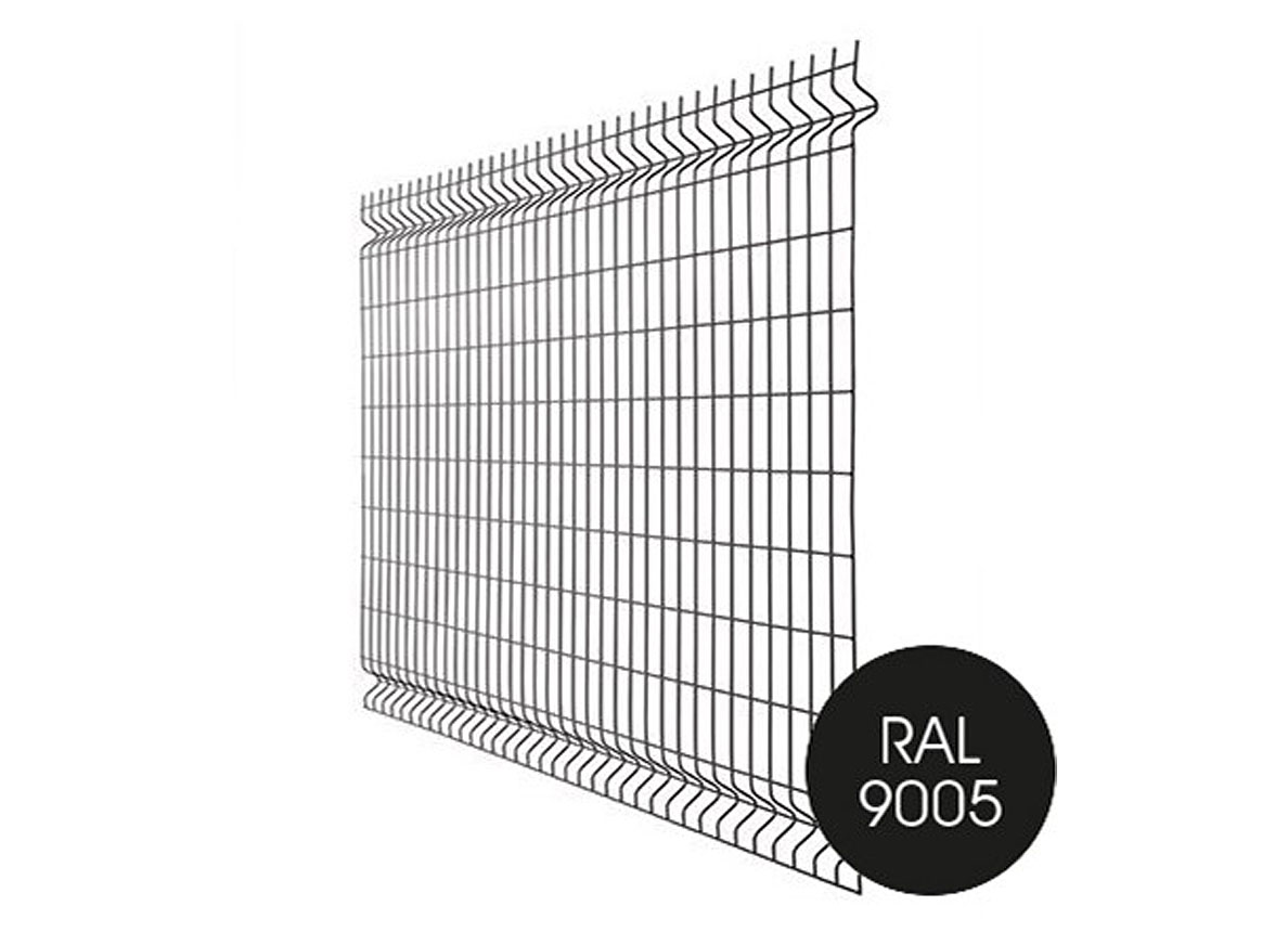 NAPOLI 123 X 200CM MAILLE 100X55MM RAL9005 NOIR