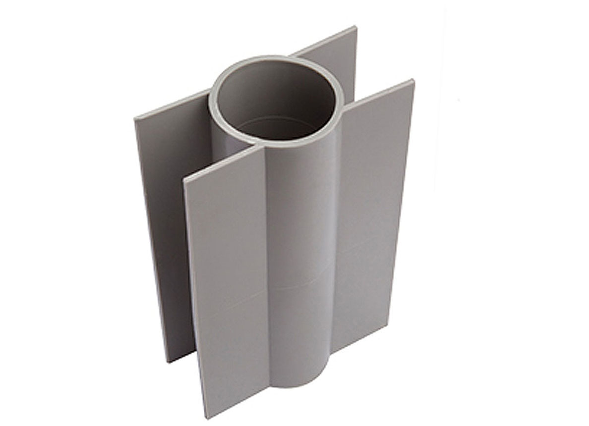 SUPPORT POUR PLAQUE A BETON EN PVC Ø60MM H=28CM