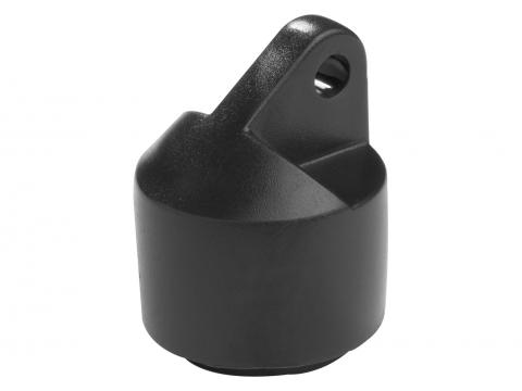 CAPUCHON JAMBE DE FORCE Ø48MM RAL 9005 NOIR