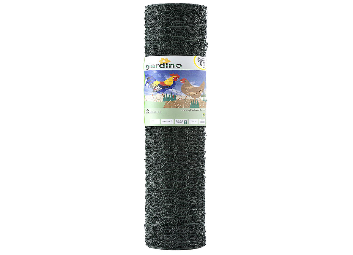 ZESKANT GEPLASTIFICEERD 25X1MMX50CMX10M RAL 6005 GROEN