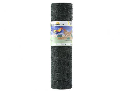 GRILLAGE A TRIPLE TORSION 25X1MMX100CMX10M RAL 6005 VERT