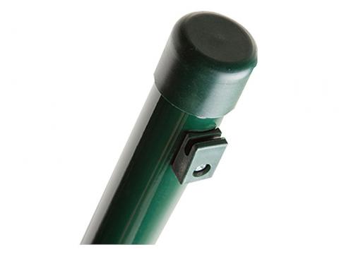 RONDE PAAL MET SPANDRAADHOUDER 40MMX175CM RAL6005 GROEN