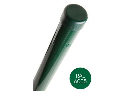 POTEAU GRILLAGE ROND Ø60MM 240CM RAL 6005 VERT