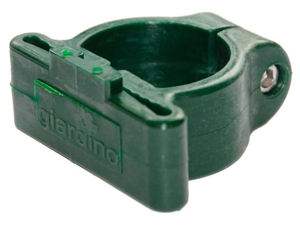 COLLIER D''ANGLE POTEAU PROFILE Ø48MM VERT RAL6005