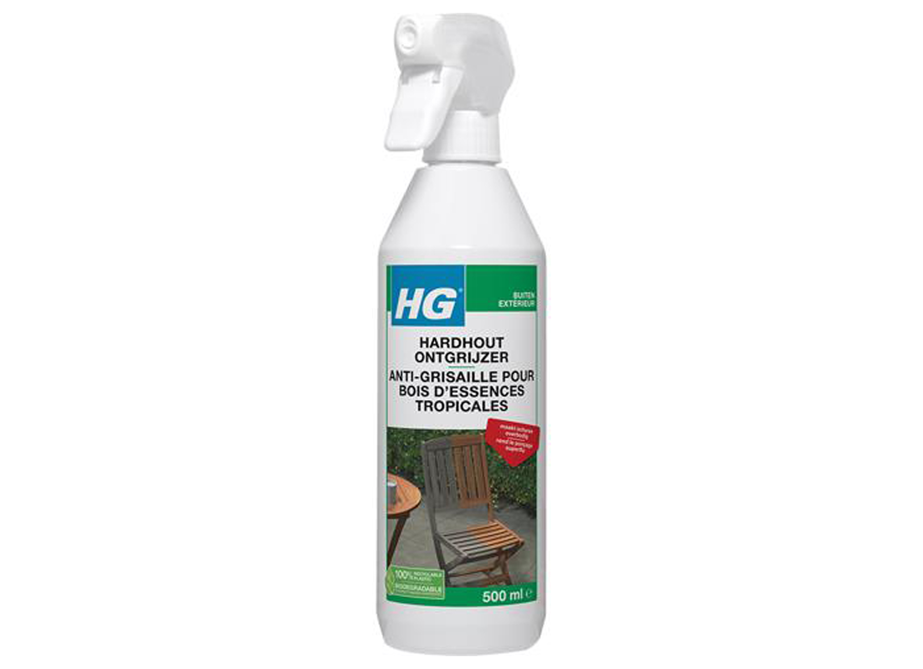 HG HARDHOUT ONTGRIJZER 500ML