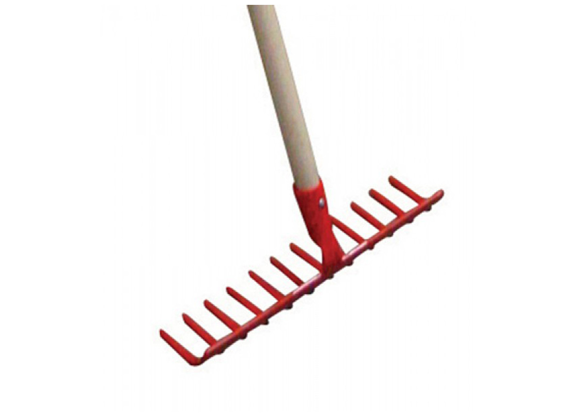 POLET RATEAU DE JARDIN 14D 410MM AVEC MANCHE