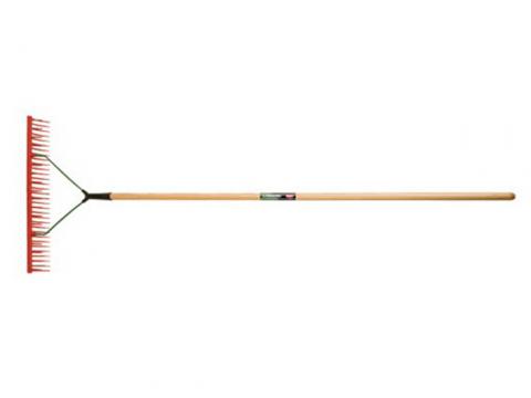 Polet Râteau à Gazon 32d 640mm Plastique Avec Manche Fr