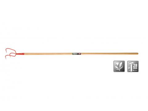 Cultivateur 3 dents fixe avec manche frêne 150cm